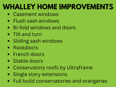 whalley home improvements